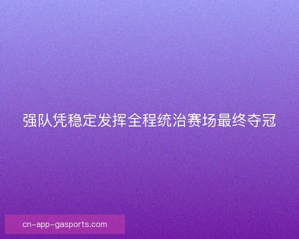 强队凭稳定发挥全程统治赛场最终夺冠